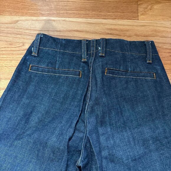 Dark Blue Wash Low Rise Jeans - Picture 3 of 7